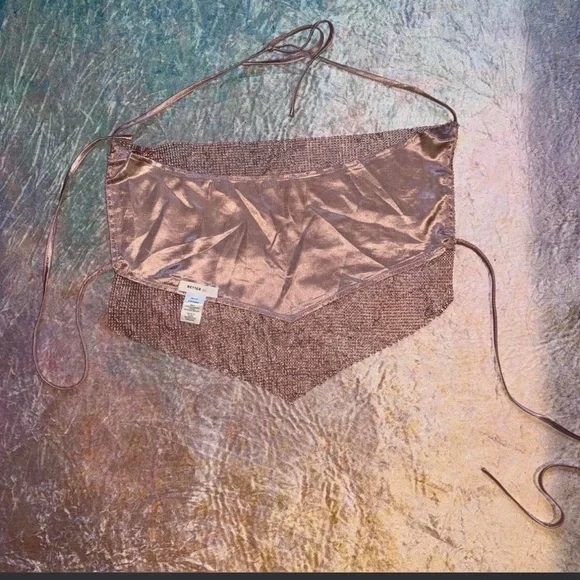 Rhinestone Halter Top - Picture 3 of 5